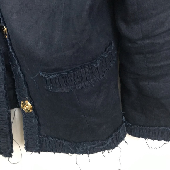 Michael Kors Sz 12 Navy Blazer - Picture 2 of 6